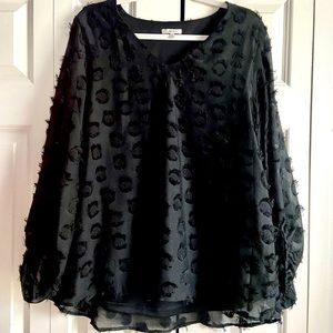 Boutique fabulous Black Blouse Large
